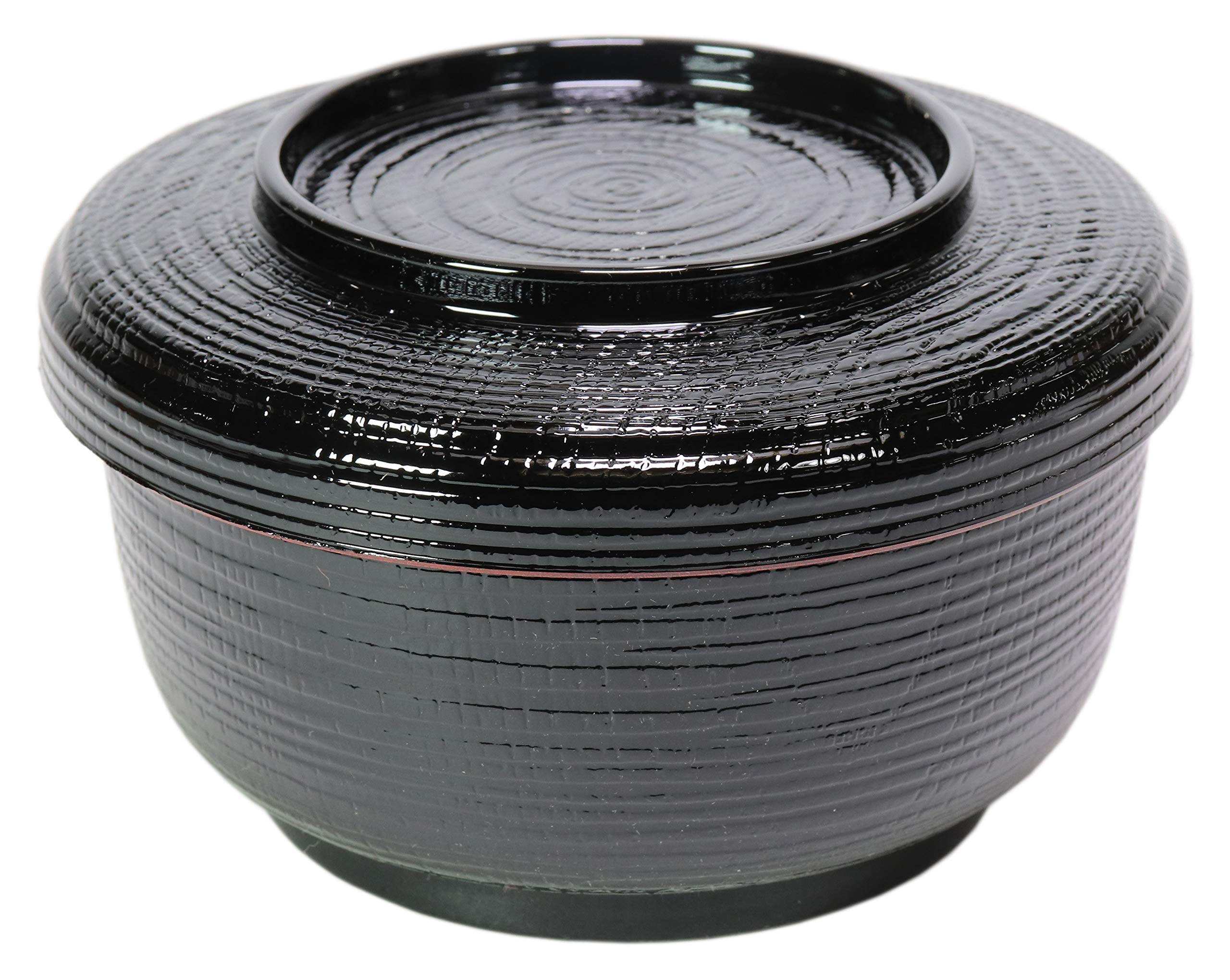 割子飯器(小)黒内朱 Amazon.co.jp: お椀 割子飯器黒内朱塗 [13.4φ x 8cm ・内寸12.1φ x 6cm